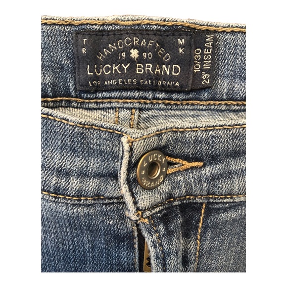 Lucky Brand Handcrafted Distressed Skinny Jeans - 10/30 - Picture 3 of 5